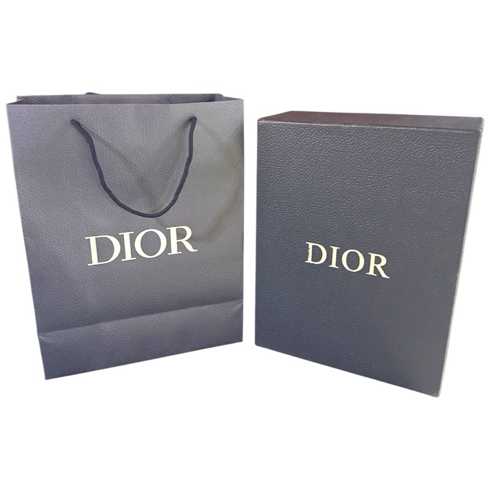 Dior Shoebox and Shopping Bag